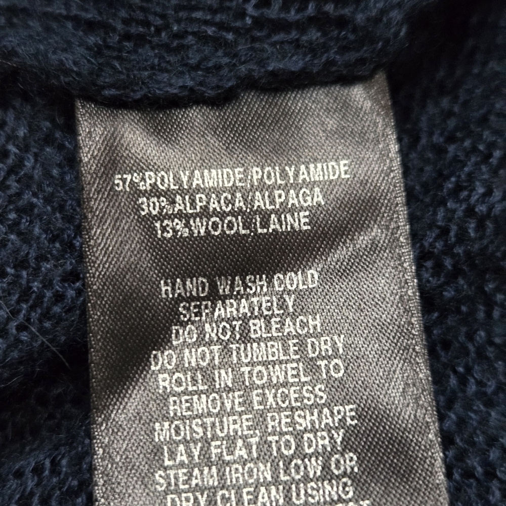 LAFAYETTE 148 Alpaca/ Wool Lightweight Open Front Teal Cardigan. Size 1X - Picture 9 of 11